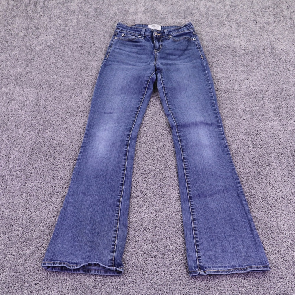 Denizen From Levis Jeans Womens 2M 26x32 Blue Mid Rise Bootcut Stretch Denim